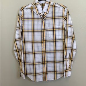 X-small slim fit plaid jcrew shirt